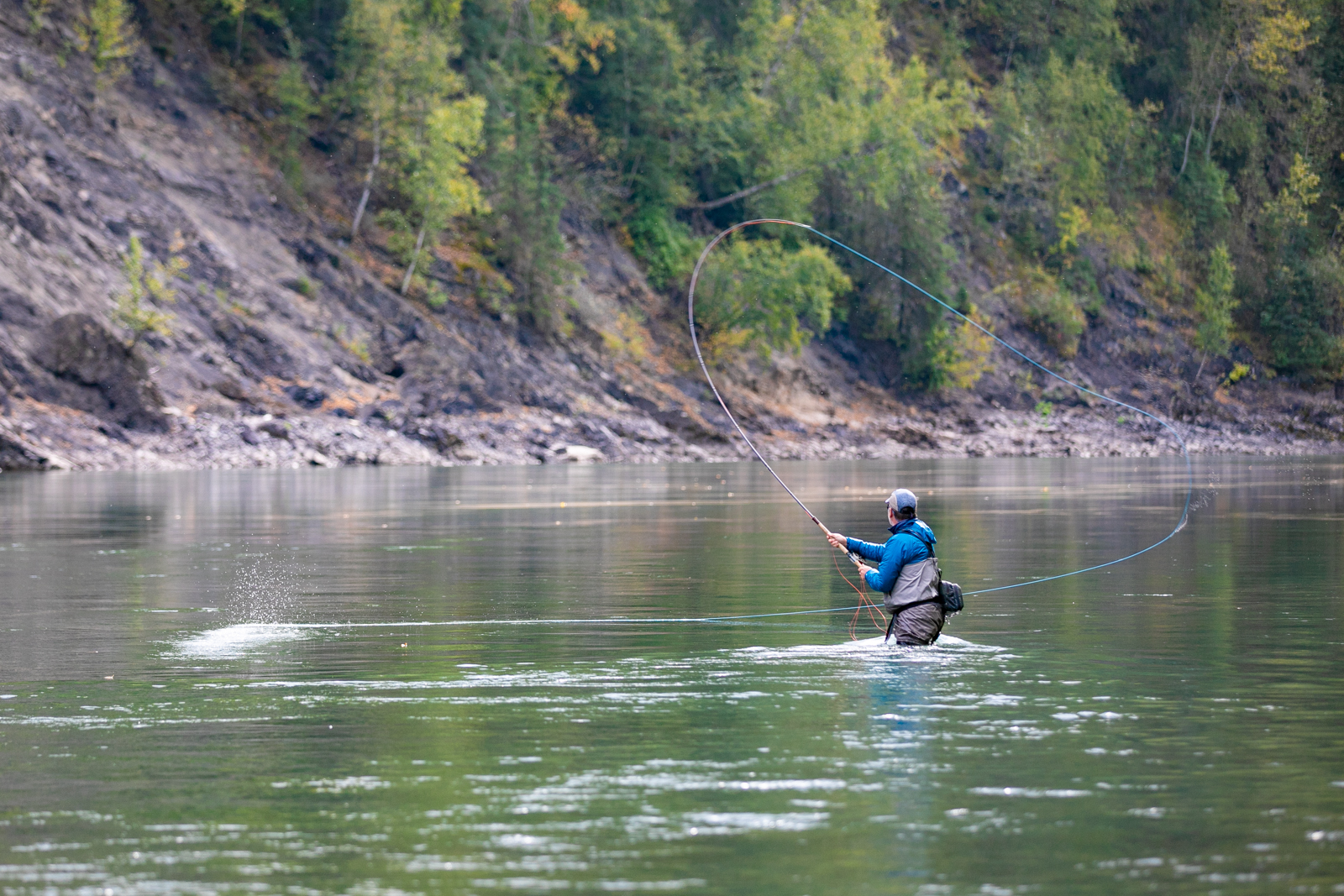 Fishing at Bulkley Basecamp
